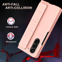 Buy Heavy-Duty Protective Case with Spring-Assisted Hinge Cover, Integrated Hand Strap & Full-Body Defense - Cole at Caseles-Samsung Galaxy Z Fold 8 Ultra, Black