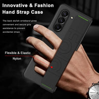 Buy Heavy-Duty Protective Case with Spring-Assisted Hinge Cover, Integrated Hand Strap & Full-Body Defense - Cole at Caseles-Samsung Galaxy Z Fold 8 Ultra, Black