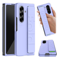 Buy Heavy-Duty Protective Case with Spring-Assisted Hinge Cover, Integrated Hand Strap & Full-Body Defense - Cole at Caseles-Samsung Galaxy Z Fold 8 Ultra, Light Purple