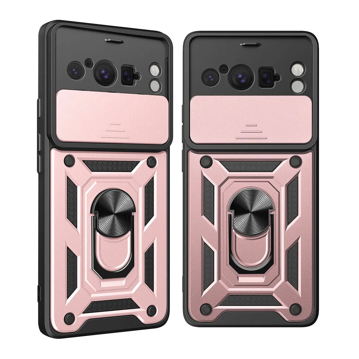 Buy Metal Heavy Duty Rugged Defender Cover For Pixel, with Built in Screen Protector, FullBody Protective Shockproof Heavy Duty Rugged Defender Cover,Colm at Caseles-Google Pixel 9 Pro XL, Black