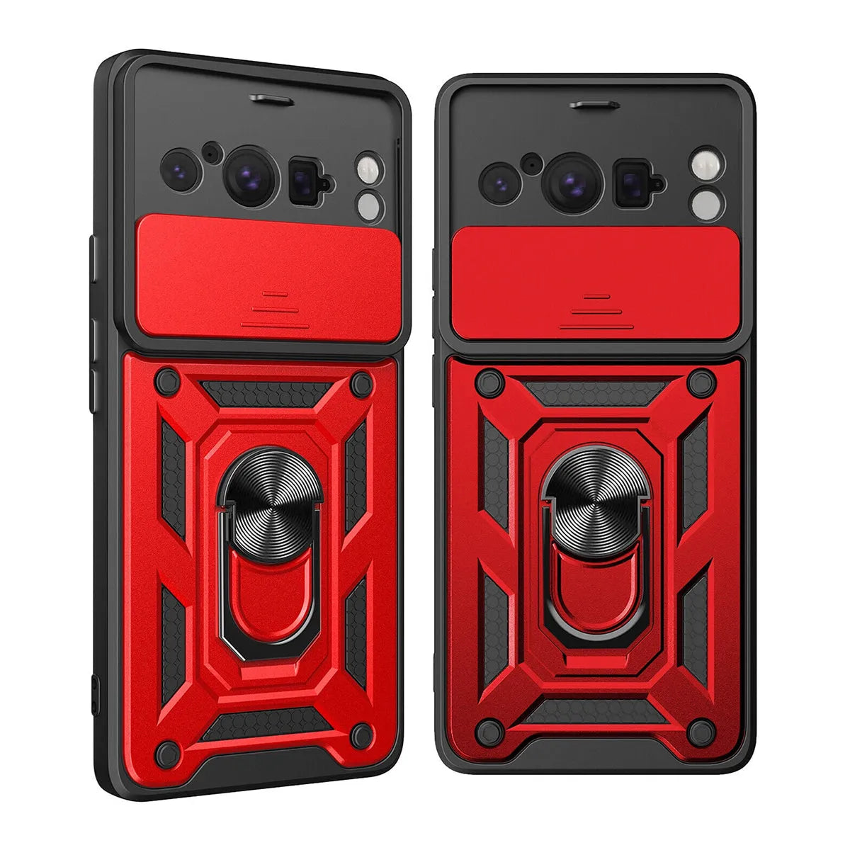 Buy Metal Heavy Duty Rugged Defender Cover For Pixel, with Built in Screen Protector, FullBody Protective Shockproof Heavy Duty Rugged Defender Cover,Colm at Caseles-Google Pixel 9 Pro XL, Black