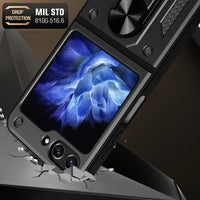 Buy Metal Heavy Duty Rugged Defender Cover For Pixel, with Built in Screen Protector, FullBody Protective Shockproof Heavy Duty Rugged Defender Cover,Colm at Caseles-Samsung Galaxy Z Fold 7, Black