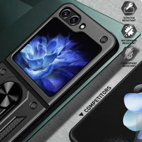 Buy Metal Heavy Duty Rugged Defender Cover For Pixel, with Built in Screen Protector, FullBody Protective Shockproof Heavy Duty Rugged Defender Cover,Colm at Caseles-Samsung Galaxy Z Fold 7, Black