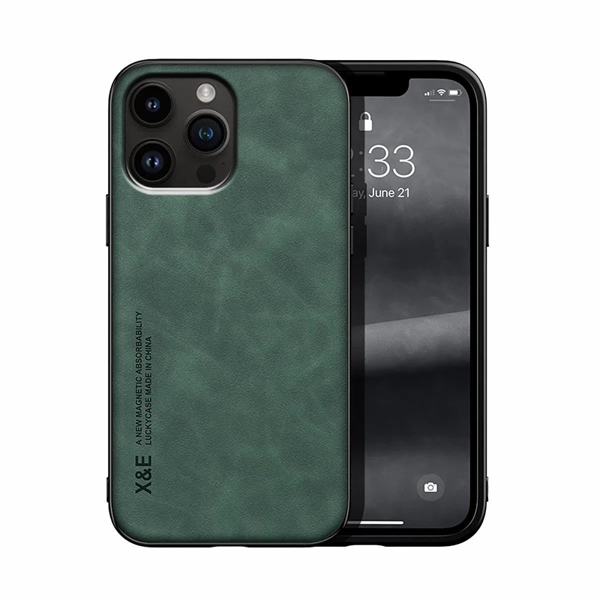 Buy Camera & Screen Protection, Shockproof Drop Protection, Precise Cutouts, Stylish Leather Case for iPhone,CORBIN at Caseles-iPhone 16 Pro Max, Carter-LightGrey