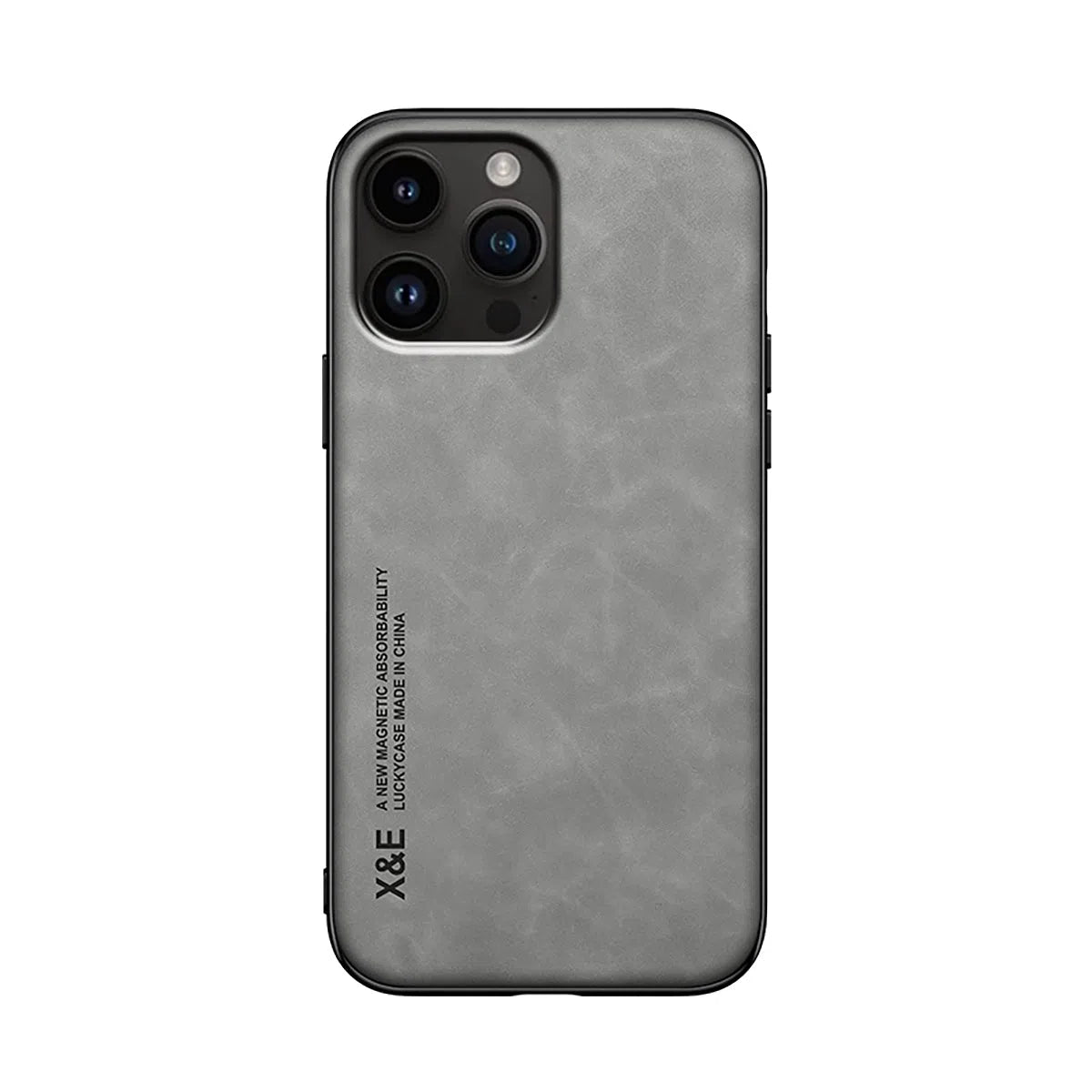 Buy Camera & Screen Protection, Shockproof Drop Protection, Precise Cutouts, Stylish Leather Case for iPhone,CORBIN at Caseles-iPhone 16 Pro Max, Carter-LightGrey