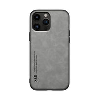 Buy Camera & Screen Protection, Shockproof Drop Protection, Precise Cutouts, Stylish Leather Case for iPhone,CORBIN at Caseles-iPhone 16 Pro Max, Carter-LightGrey