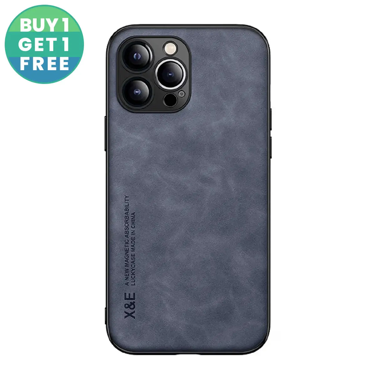 Buy Camera & Screen Protection, Shockproof Drop Protection, Precise Cutouts, Stylish Leather Case for iPhone,CORBIN at Caseles-iPhone 16 Pro Max, Carter-Blue