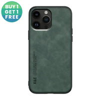 Buy Camera & Screen Protection, Shockproof Drop Protection, Precise Cutouts, Stylish Leather Case for iPhone,CORBIN at Caseles-iPhone 16 Pro Max, Carter-Green