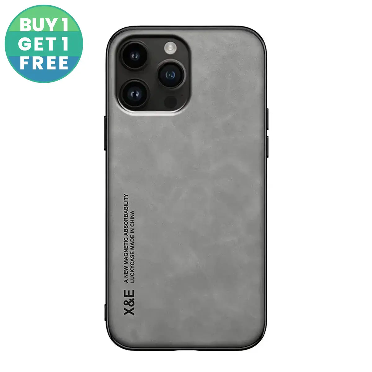 Buy Camera & Screen Protection, Shockproof Drop Protection, Precise Cutouts, Stylish Leather Case for iPhone,CORBIN at Caseles-iPhone 16 Pro Max, Carter-LightGrey