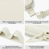 Buy 4-Pocket Fanny Packs: Lightweight Belt Bag & Crossbody Waist Pack for Travel & Sport - CROSSBODY BELT BAG at Caseles-Black, 