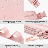 Buy 4-Pocket Fanny Packs: Lightweight Belt Bag & Crossbody Waist Pack for Travel & Sport - CROSSBODY BELT BAG at Caseles-Black, 