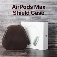 Buy AirPods Max protective case genuine leather portable Apple Bluetooth headphone case at Caseles-, 