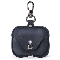 Buy AirPods Pro 3rd Gen protective case genuine leather portable Apple third Pro generation Bluetooth headphone case at Caseles-Blue, 