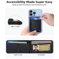 Buy Magnetic Wallet & Phone Stand,David at Caseles-DV-Black, 