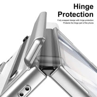 Buy Slim PU Leather Case with Built-In S-Pen Holder, Free Stylus Included, Hinge Protection & Tempered Glass - DEVON at Caseles-Samsung Galaxy Z Fold 8 Ultra, Gold