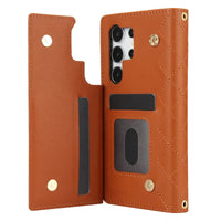 Buy Crossbody Wallet Case for Galaxy A Series, RFID Blocking Card Holder & Detachable Strap, Shockproof Leather Flip Cover, EFFIE at Caseles-Samsung Galaxy A73 5G, Black