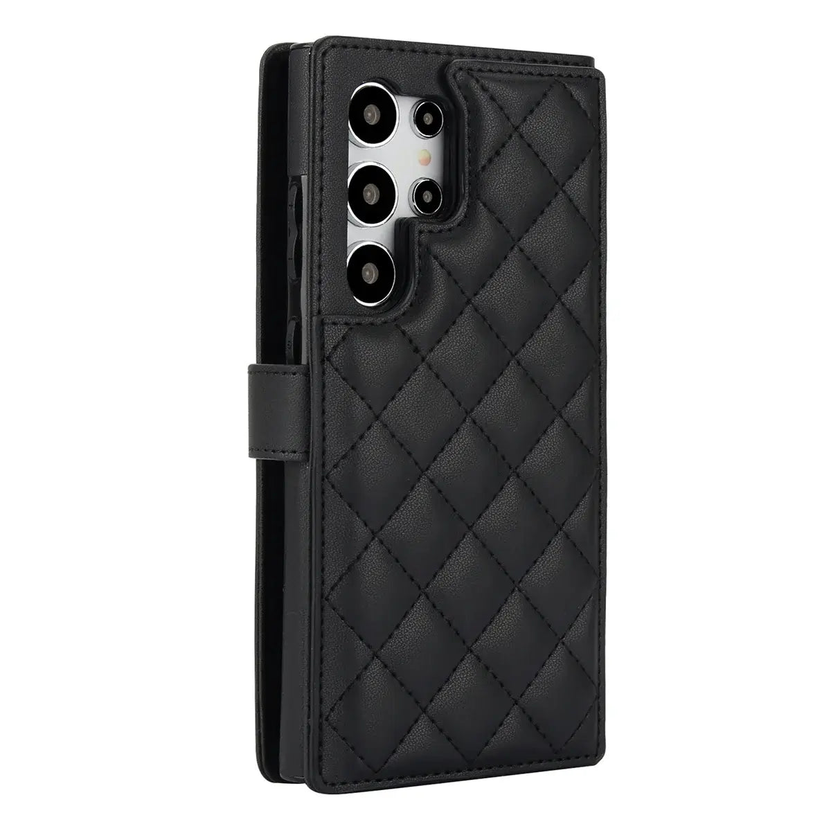 Buy Crossbody Wallet Case for Galaxy A Series, RFID Blocking Card Holder & Detachable Strap, Shockproof Leather Flip Cover, EFFIE at Caseles-Samsung Galaxy A73 5G, Black