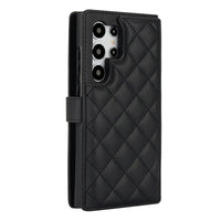 Buy Crossbody Wallet Case for Galaxy A Series, RFID Blocking Card Holder & Detachable Strap, Shockproof Leather Flip Cover, EFFIE at Caseles-Samsung Galaxy A73 5G, Black
