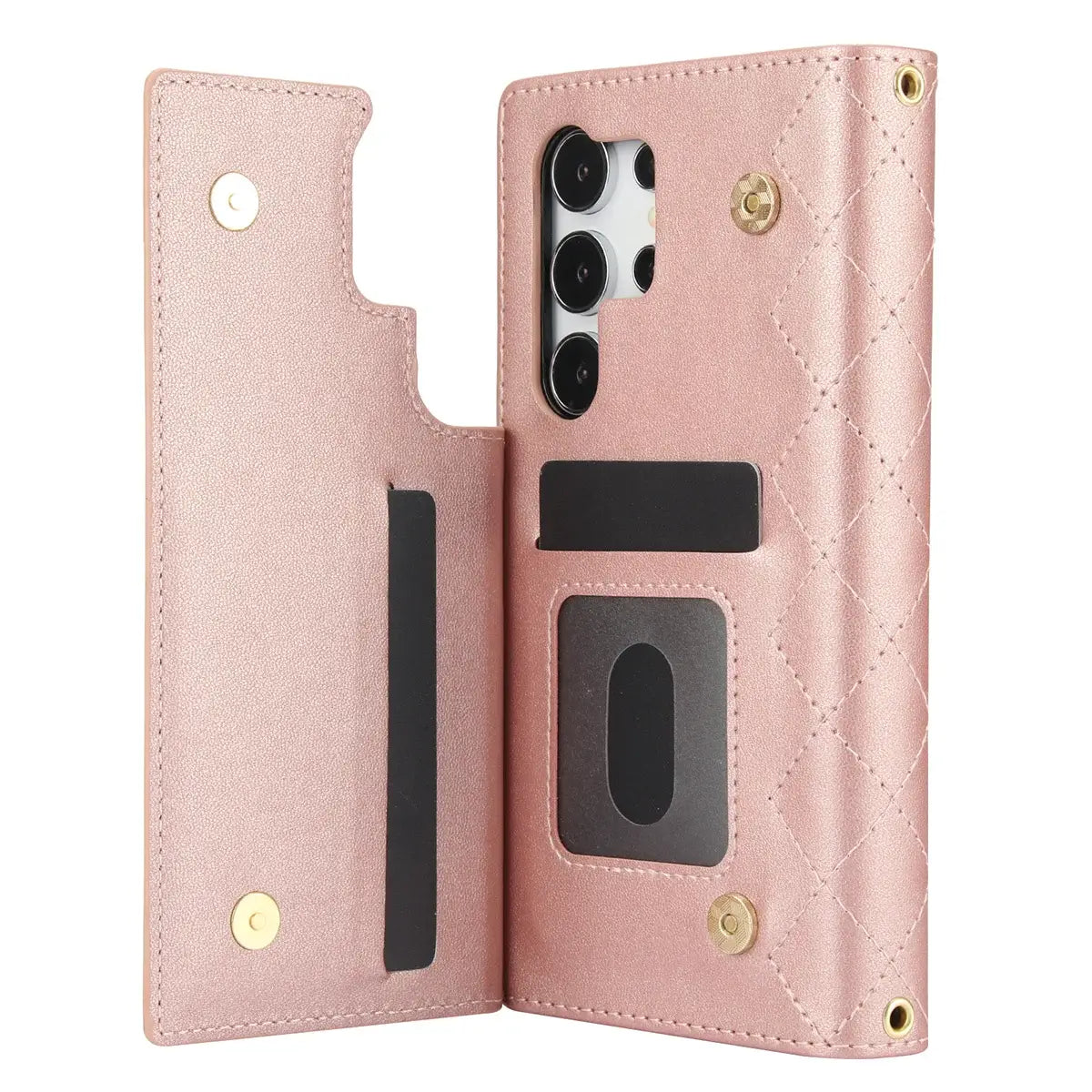 Buy Crossbody Wallet Case for Galaxy A Series, RFID Blocking Card Holder & Detachable Strap, Shockproof Leather Flip Cover, EFFIE at Caseles-Samsung Galaxy A73 5G, Black