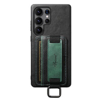 Buy Full Coverage Protection, Leather Phone case, Phone Stander, Card Holder Wallet Case ,Ezra at Caseles-Samsung Galaxy S25 Ultra, Ezra-Brown