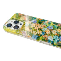 Buy Green Wildflower MagSafe Case for iPhone: 10ft Drop Protection & Iridescent Sparkle Shield - ENA at Caseles-iPhone 16 Pro Max, 