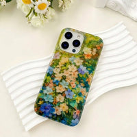 Buy Green Wildflower MagSafe Case for iPhone: 10ft Drop Protection & Iridescent Sparkle Shield - ENA at Caseles-iPhone 16 Pro Max, 