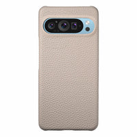 Buy Half-Covered Lychee Textured Leather Google Pixel Phone Case, Premium Grip, Sleek Protection, and Elegant Design, EVELYN at Caseles-Google Pixel 10 Pro XL, Black