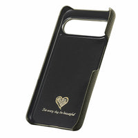 Buy Half-Covered Lychee Textured Leather Google Pixel Phone Case, Premium Grip, Sleek Protection, and Elegant Design, EVELYN at Caseles-Google Pixel 10 Pro XL, Black