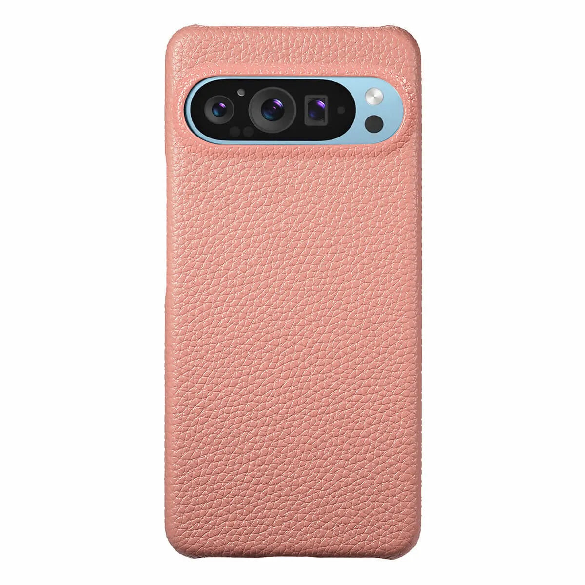 Buy Half-Covered Lychee Textured Leather Google Pixel Phone Case, Premium Grip, Sleek Protection, and Elegant Design, EVELYN at Caseles-Google Pixel 10 Pro XL, Black