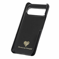 Buy Half-Covered Lychee Textured Leather Google Pixel Phone Case, Premium Grip, Sleek Protection, and Elegant Design, EVELYN at Caseles-Google Pixel 10 Pro XL, Black