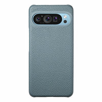Buy Half-Covered Lychee Textured Leather Google Pixel Phone Case, Premium Grip, Sleek Protection, and Elegant Design, EVELYN at Caseles-Google Pixel 10 Pro XL, Black