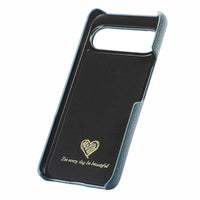 Buy Half-Covered Lychee Textured Leather Google Pixel Phone Case, Premium Grip, Sleek Protection, and Elegant Design, EVELYN at Caseles-Google Pixel 10 Pro XL, Black