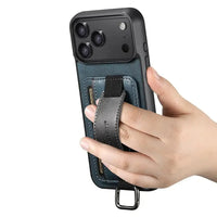 Buy Full Coverage Protection, Leather Phone case, Phone Stander, Card Holder Wallet Case ,Ezra at Caseles-iPhone 17 Pro Max, Ezra-Brown