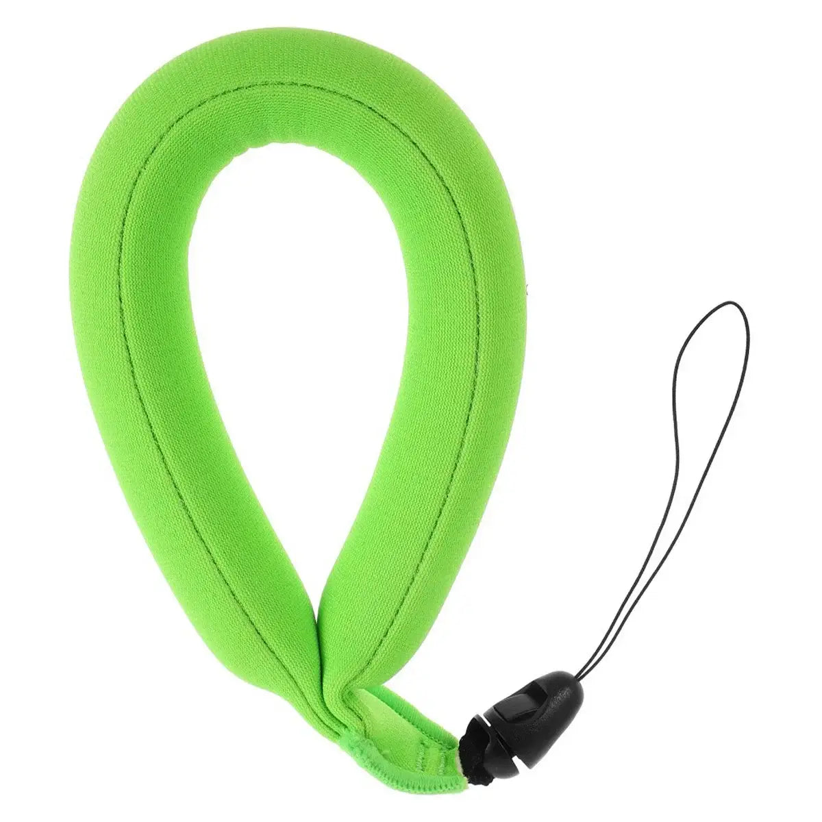 By Universal Floating Wrist Strap for Waterproof Action Cameras, High-Visibility Buoyant Camera Float for Swimming and Snorkeling, Durable Diving Fabric Wristband - FLOATING WRIST STRAP at Caseles-Green, 