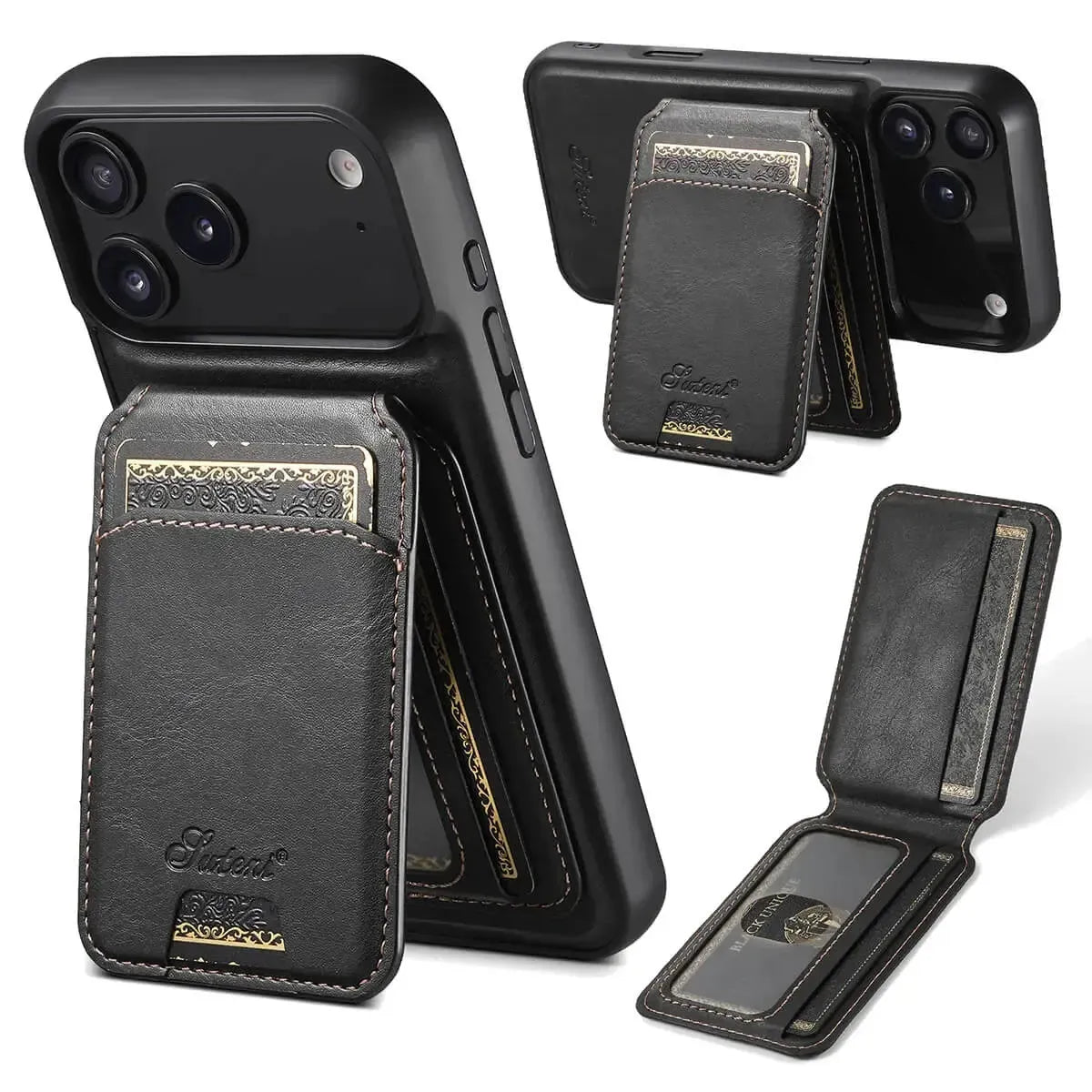 Caseles Classic Leather Phone case, Phone Stander, Card Holder Wallet Case For iPhone,Full Coverage Protection Caseles Caseles Classic Leather Phone case, Phone Stander, Card Holder Wallet Case For iPhone,Full Coverage Protection Caseles
