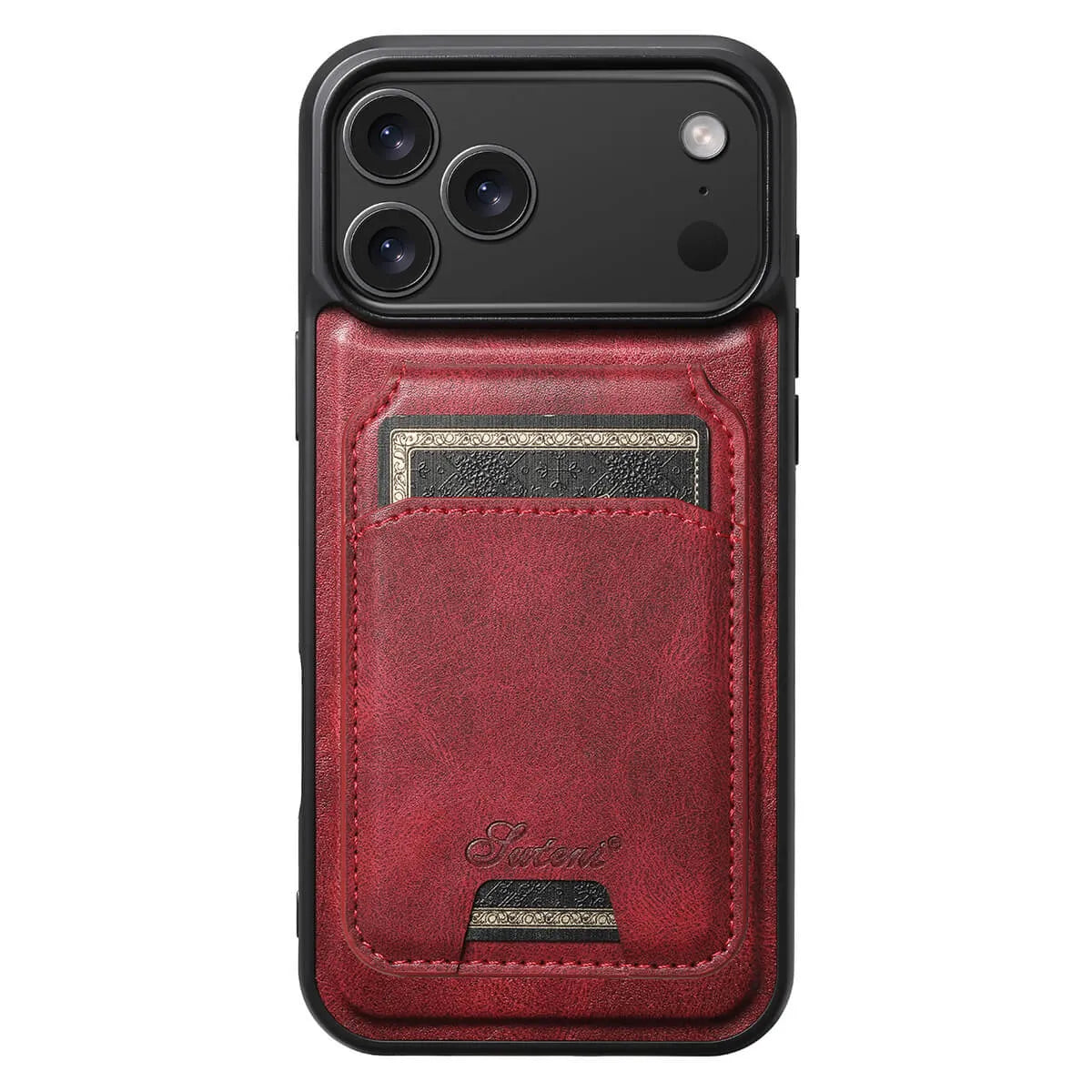 Buy Full Coverage Protection, Leather Phone case, Phone Stander, Card Holder Wallet Case,Francis at Caseles-iPhone 17 Pro Max, Francis-Coffee