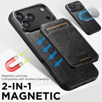 Buy Full Coverage Protection, Leather Phone case, Phone Stander, Card Holder Wallet Case,Francis at Caseles-iPhone 17 Pro Max, Francis-Coffee