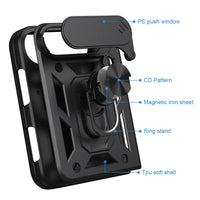 Buy Metal iPhone Ultra Case, with Built in Screen Protector, FullBody Protective Shockproof Heavy Duty Rugged Defender Cover- glide at Caseles-iPhone Ultra, Black
