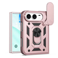 Buy Metal iPhone Ultra Case, with Built in Screen Protector, FullBody Protective Shockproof Heavy Duty Rugged Defender Cover- glide at Caseles-iPhone Ultra, Pink