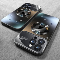 Buy Titanium Metallic Color Magnetic Case for iPhone Case for Magsafe Wireless Charging Case,Hayden at Caseles-iPhone 16 Pro Max, Black