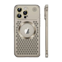 Buy Aluminum Alloy Case,360° Border Coverage,Super Magnetic Attraction,Metal case,iPhone Case,Hector at Caseles-iPhone 16 Pro Max, Gray