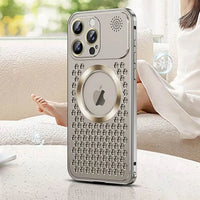 Buy Aluminum Alloy Case,360° Border Coverage,Super Magnetic Attraction,Metal case,iPhone Case,Hector at Caseles-iPhone 17 Pro Max, Orange