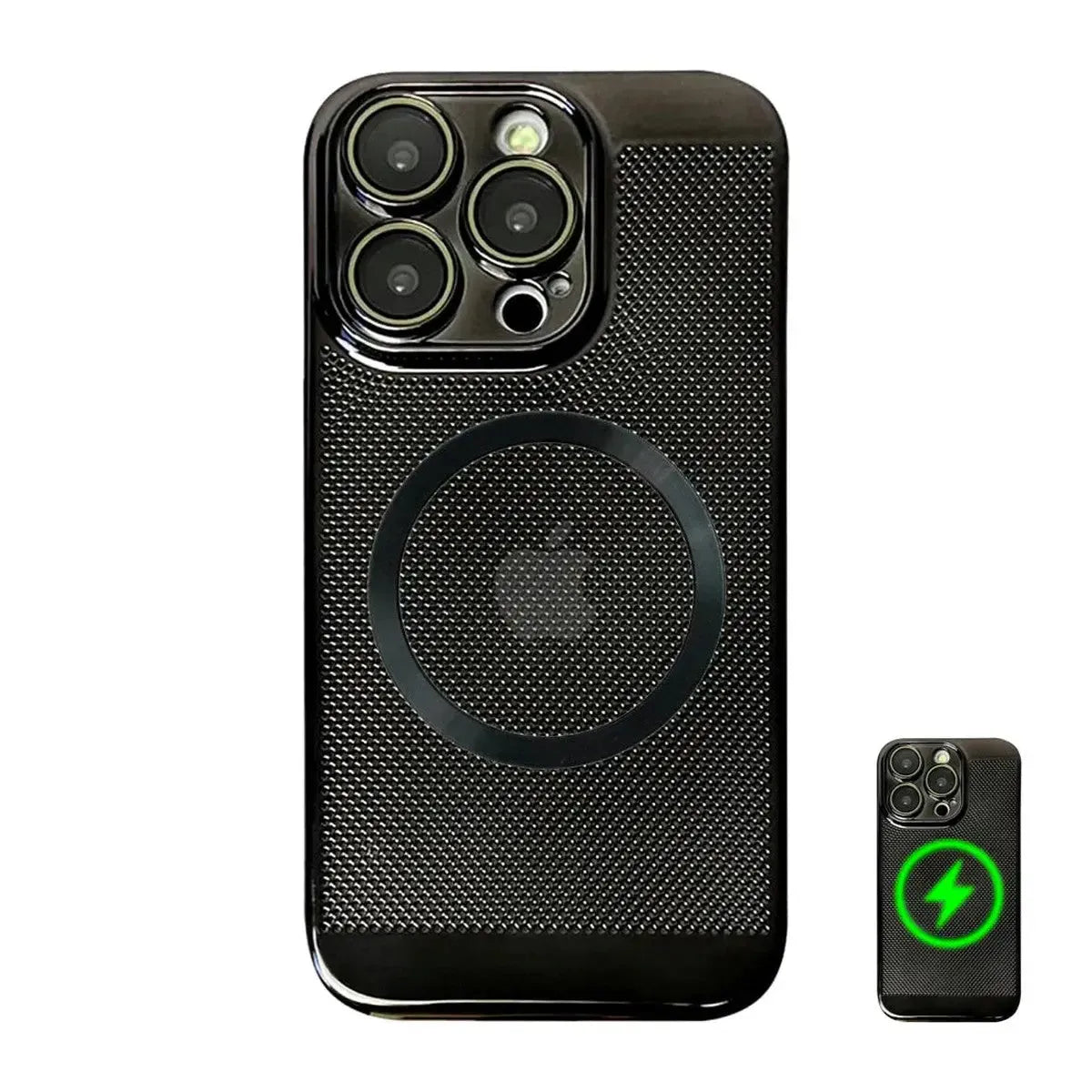 Buy Shipmycase Electroplating Heat Dissipation，360° Border Coverage，Lightweight Design，iPhone Case -Henry at Shipmycase-Black, iPhone 16 Pro Max