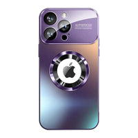 Buy Titanium Metallic Color Magnetic Case for iPhone Case for Magsafe Wireless Charging Case,Hayden at Caseles-iPhone 16 Pro Max, Purple