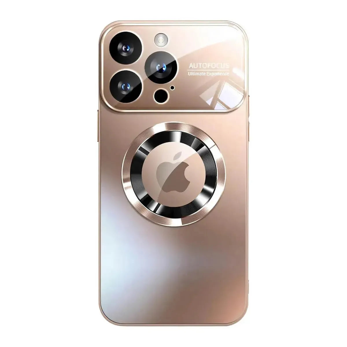 Buy Titanium Metallic Color Magnetic Case for iPhone Case for Magsafe Wireless Charging Case,Hayden at Caseles-iPhone 16 Pro Max, Gold