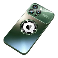 Buy Titanium Metallic Color Magnetic Case for iPhone Case for Magsafe Wireless Charging Case,Hayden at Caseles-iPhone 16 Pro Max, Gray