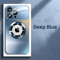 Buy Titanium Metallic Color Magnetic Case for iPhone Case for Magsafe Wireless Charging Case,Hayden at Caseles-iPhone 16 Pro Max, Black