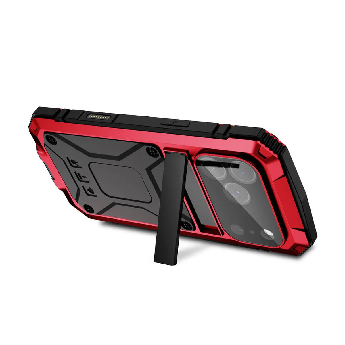 Buy Titanium Metallic Color Magnetic Case for iPhone Case for Magsafe Wireless Charging Case,Howard at Caseles-iPhone 17 Pro Max, Black