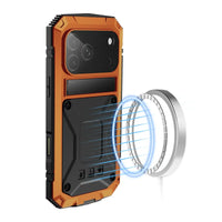 Buy Titanium Metallic Color Magnetic Case for iPhone Case for Magsafe Wireless Charging Case,Howard at Caseles-iPhone 17 Pro Max, Black