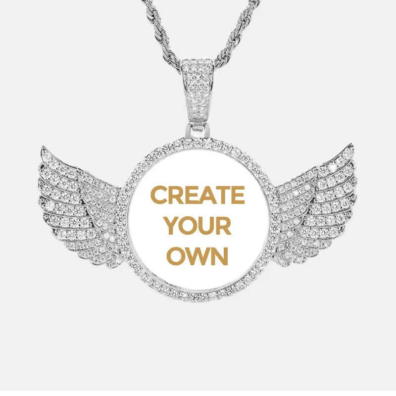 CUSTOM WINGED PENDANT
